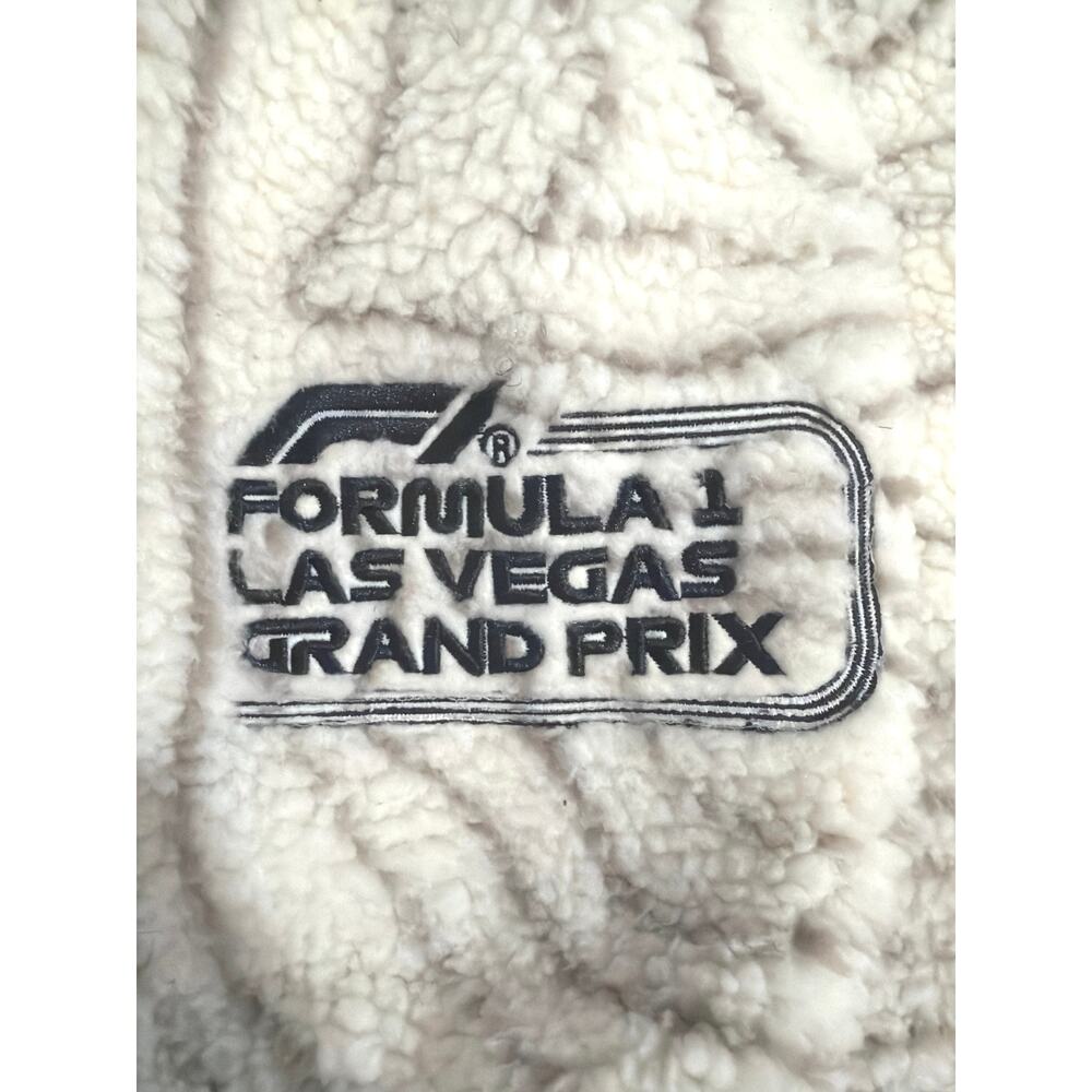 Formula 1 Las Vegas Grand Prix Men's Desert AOP Map Polar Fleece Jacket - Picture 4 of 5